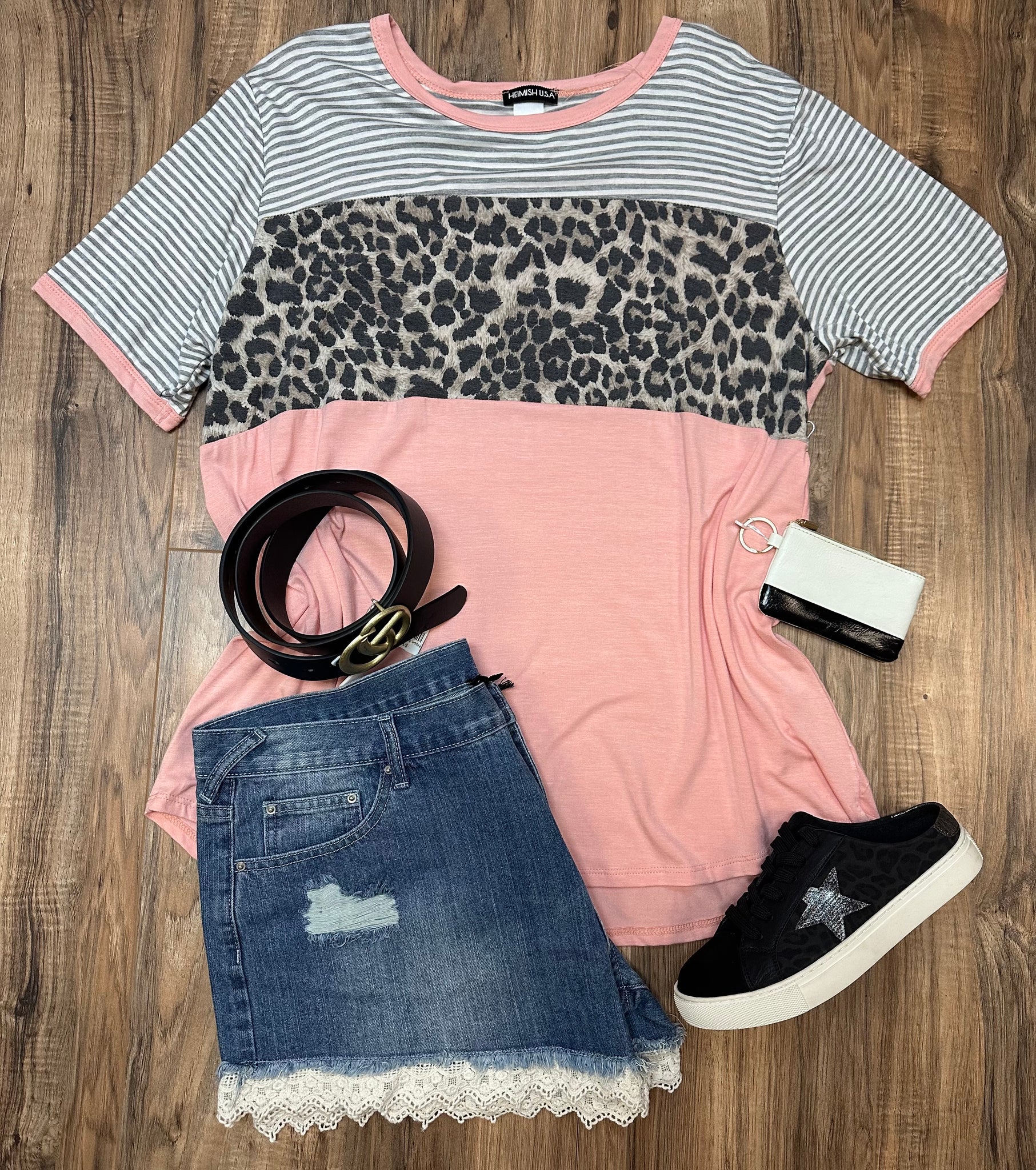 Paige Color Block Tee