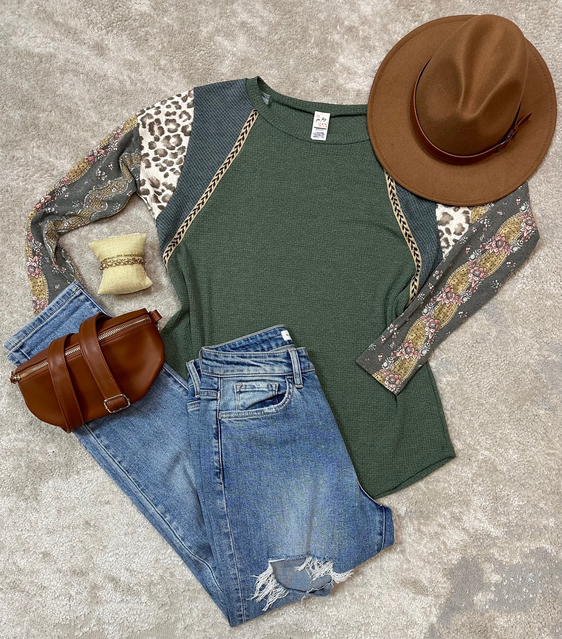 Sagey Long Sleeve Top