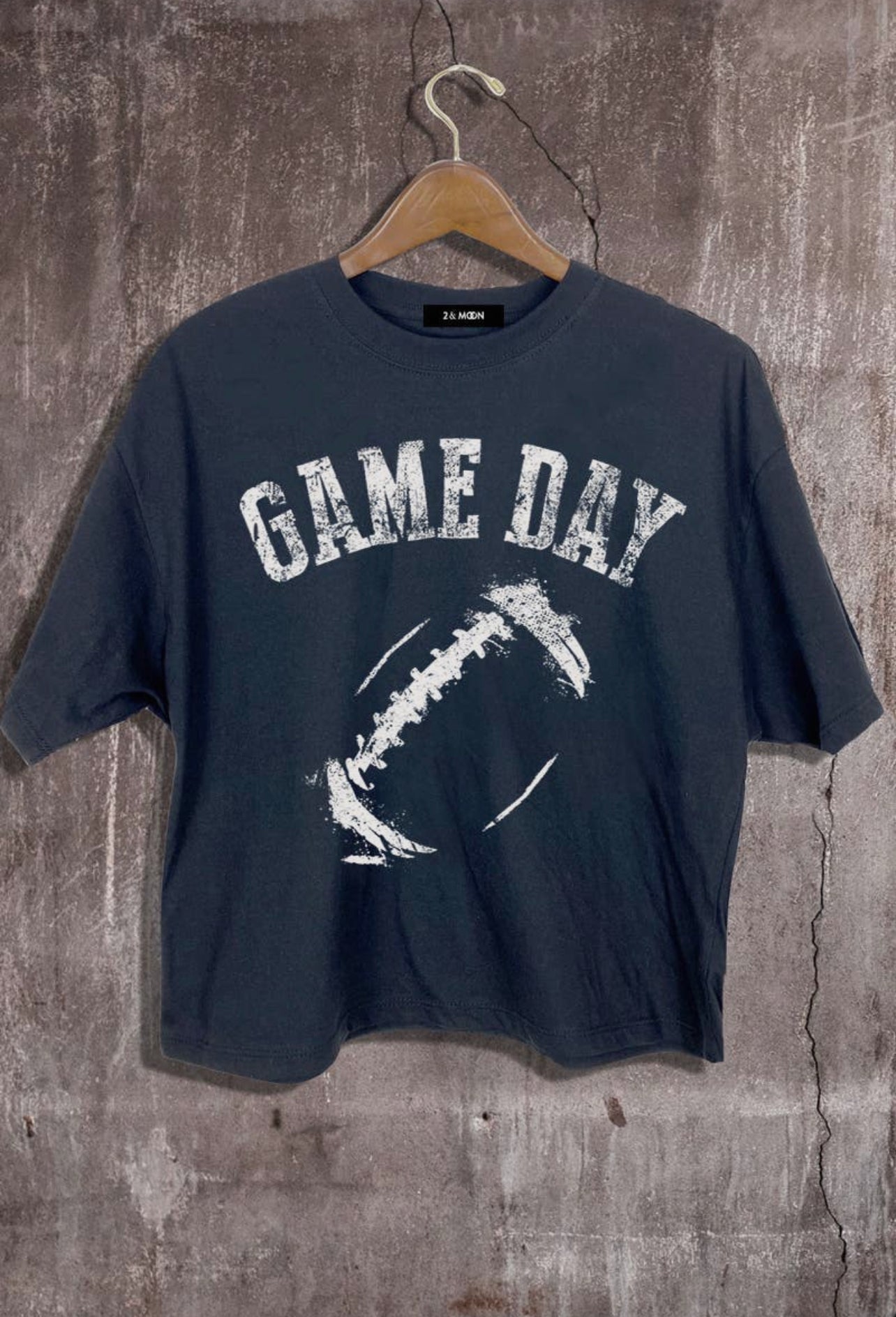 Football Game Day Cropped Tee