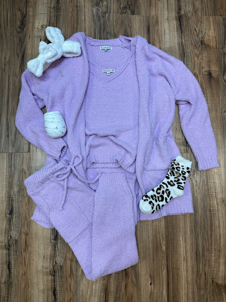Fuzzy Spa Headband & Wristband Set