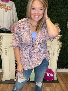 Mercedes - Animal Print Blouse