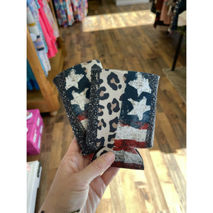 Leopard Flag Coozie